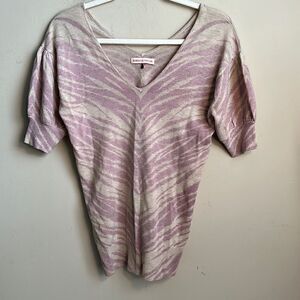 Rebecca Taylor Double V-neck Lightweight Sweater XS